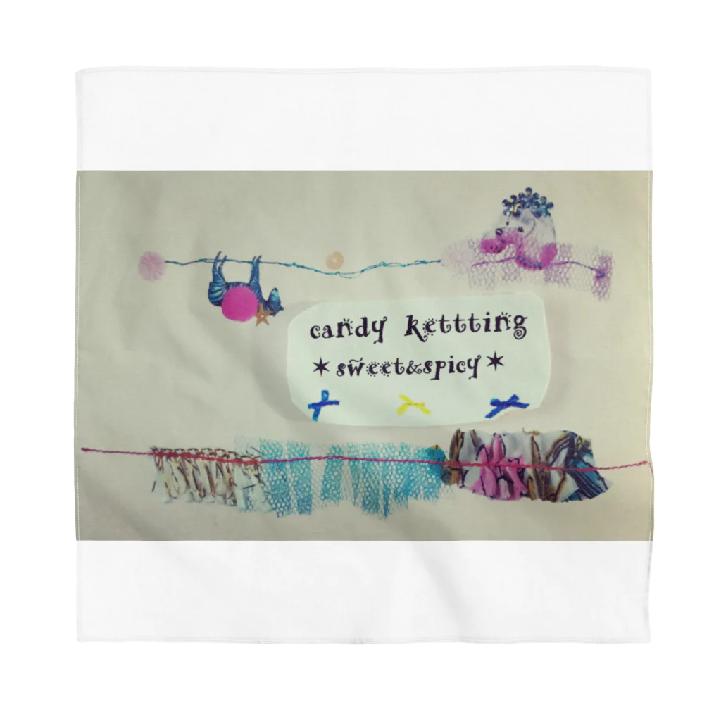 candyketting のワンコとリボン Bandana