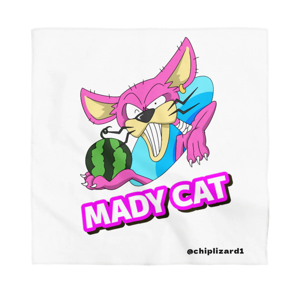 chiplizardのMADY CAT バンダナ