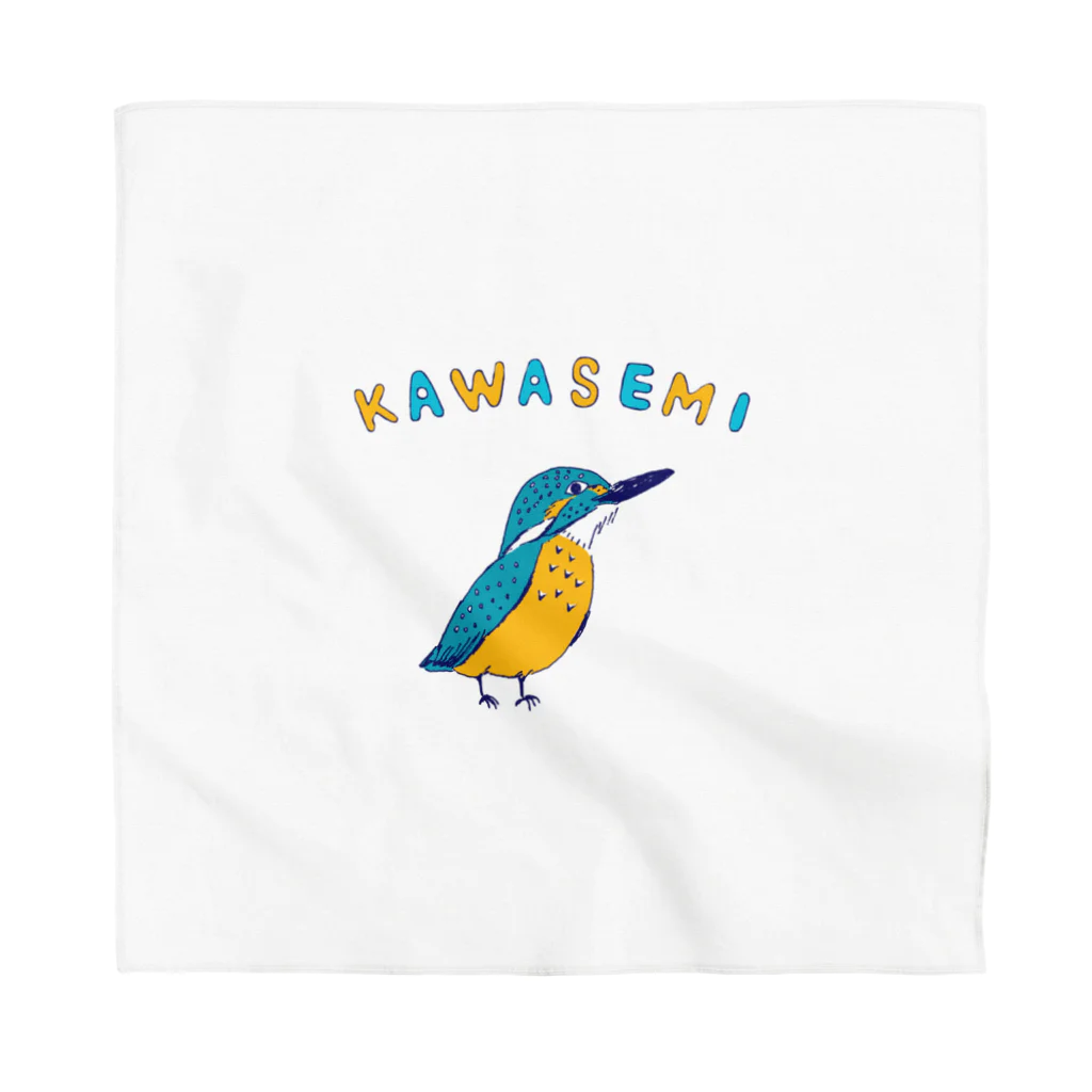 NIKORASU GOの野鳥デザイン「カワセミ」（Tシャツ・パーカー・ETC）） バンダナ