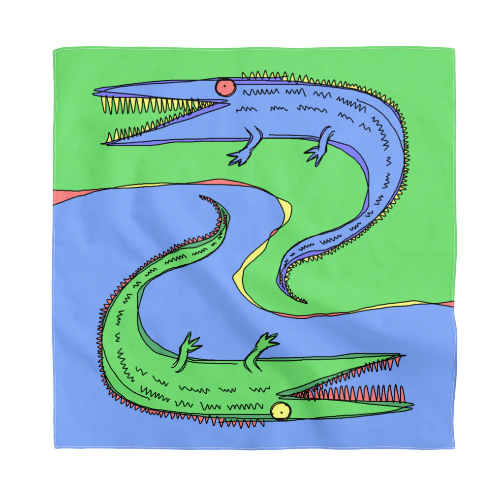 Takuya YoshimotoのCrocodile Crocodile 스카프