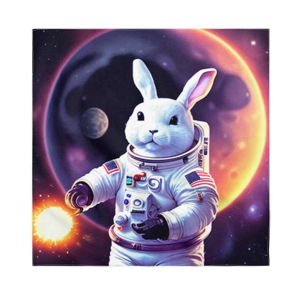 spaceinudogのspace usagi rabbit バンダナ