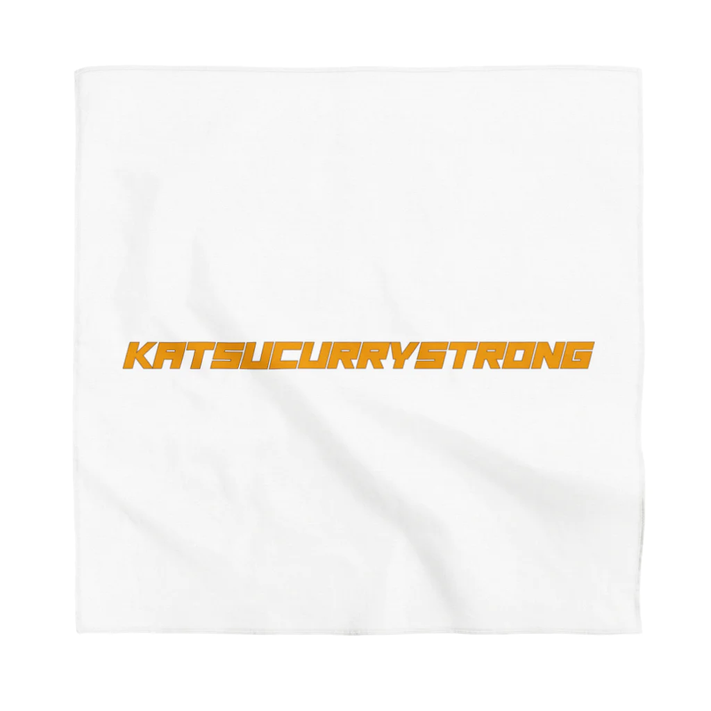 ハロー松田のとんかつTシャツのKASTUCURRYSTRONGKARAI Bandana