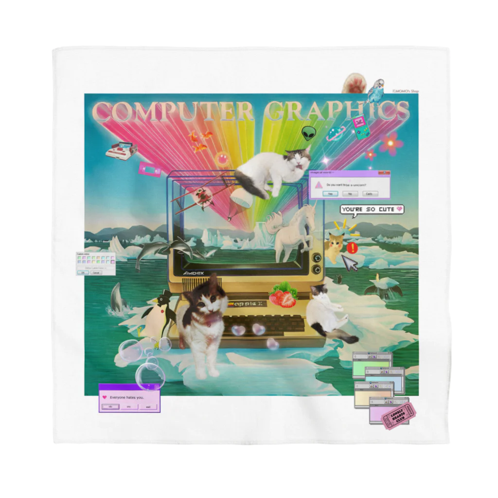 𝙈𝙊𝙈𝙊'𝙨 𝙎𝙝𝙤𝙥の#Computer graphics 2023 Bandana