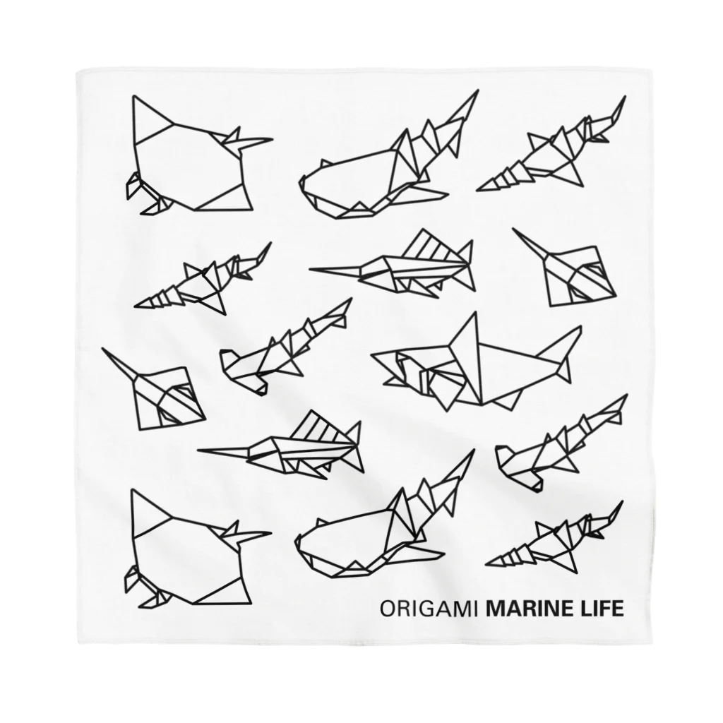 muneji_origamiのORIGAMI MARINE LIFE Bandana
