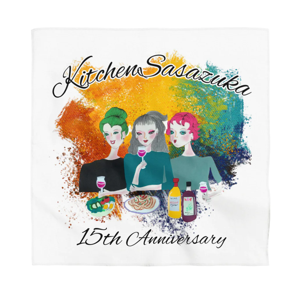 168designのKitchenSasazuka オリジナルグッズ Bandana