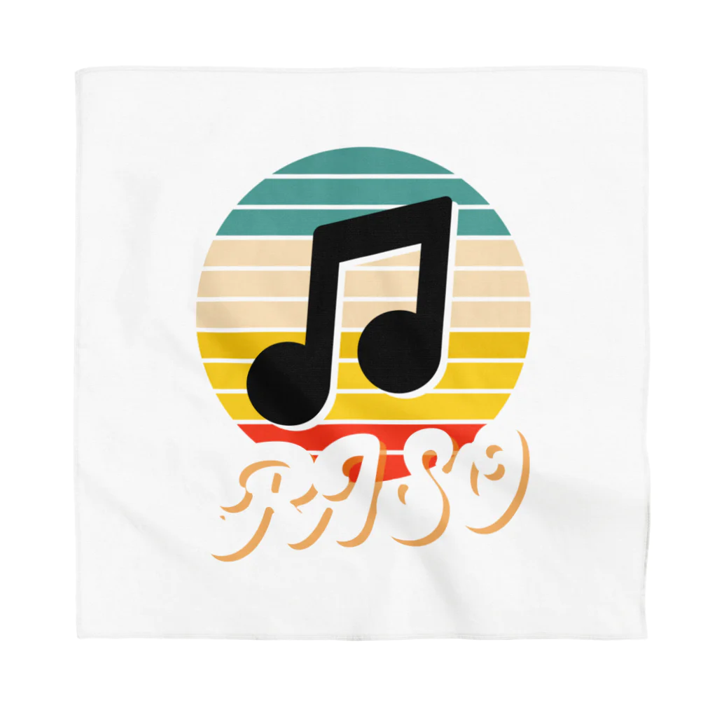 RISOのRISO can't read sheet music Bandana