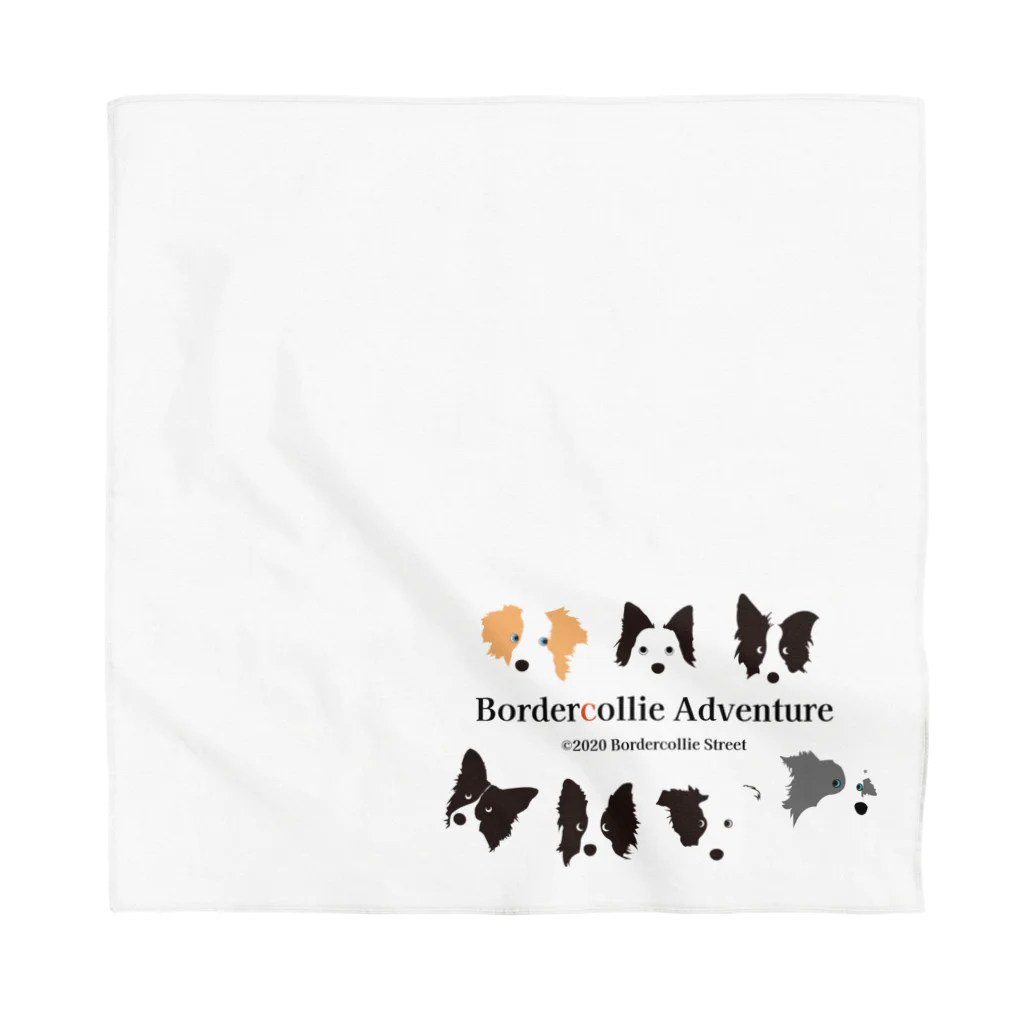 Bordercollie Streetの7 Border Collies-1 バンダナ