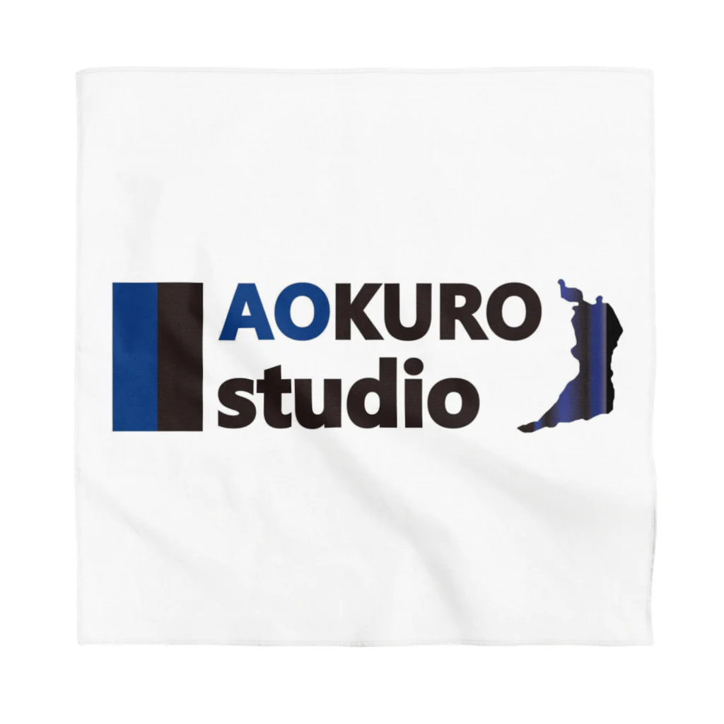 aokurostudioのAOKUROstudio BRAND LOGO SERIES バンダナ