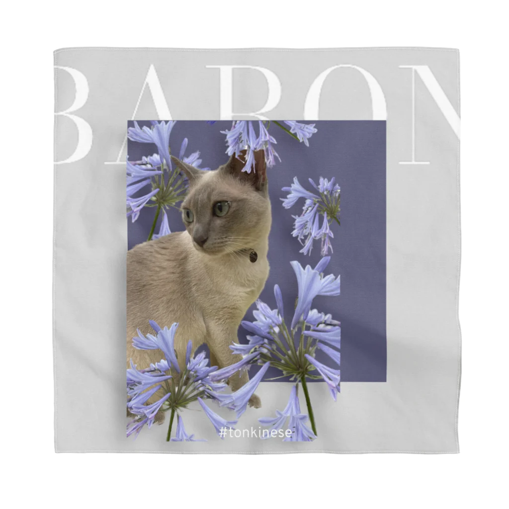 BARONのAfrican lily Bandana