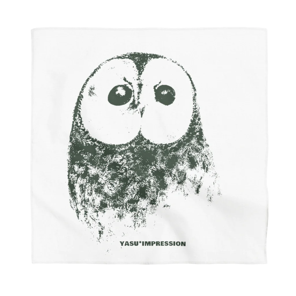 YASU-IMPRESSIONのTHE OWL Bandana