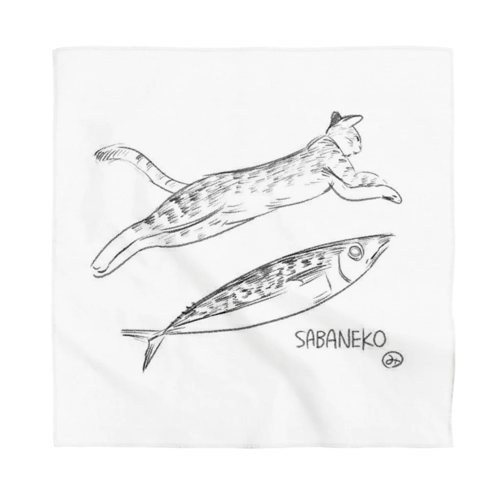 miyuki. candypopのサバねこ Bandana