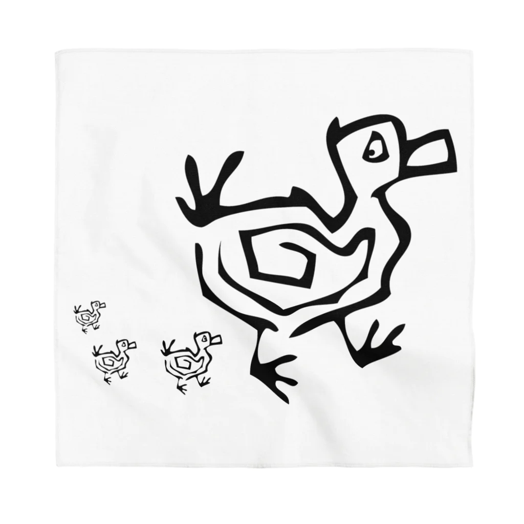 Realm of Ramblesの鴨 (黒) Bandana