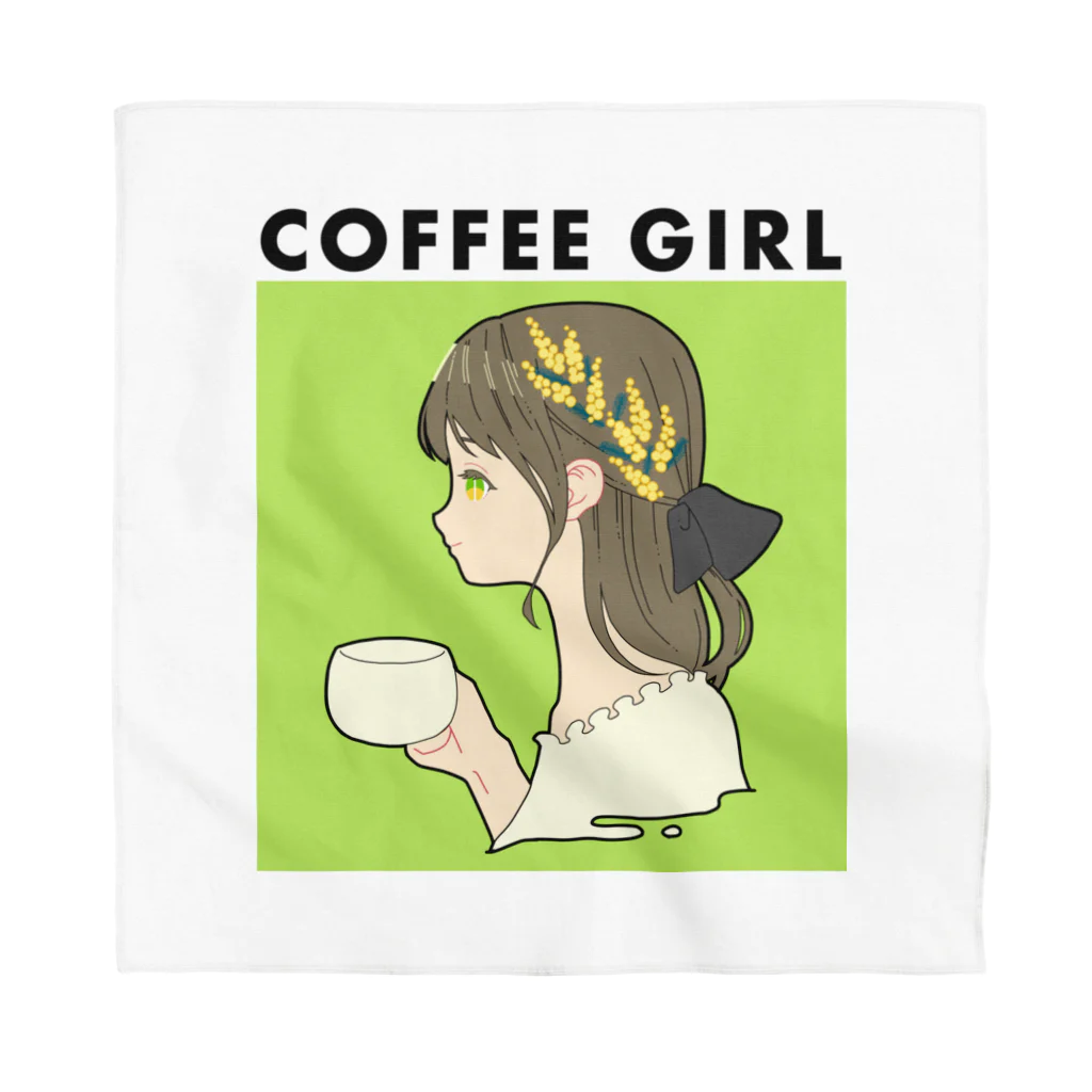 COFFEE GIRLのCoffee Girl ミモザ (コーヒーガール ミモザ) バンダナ