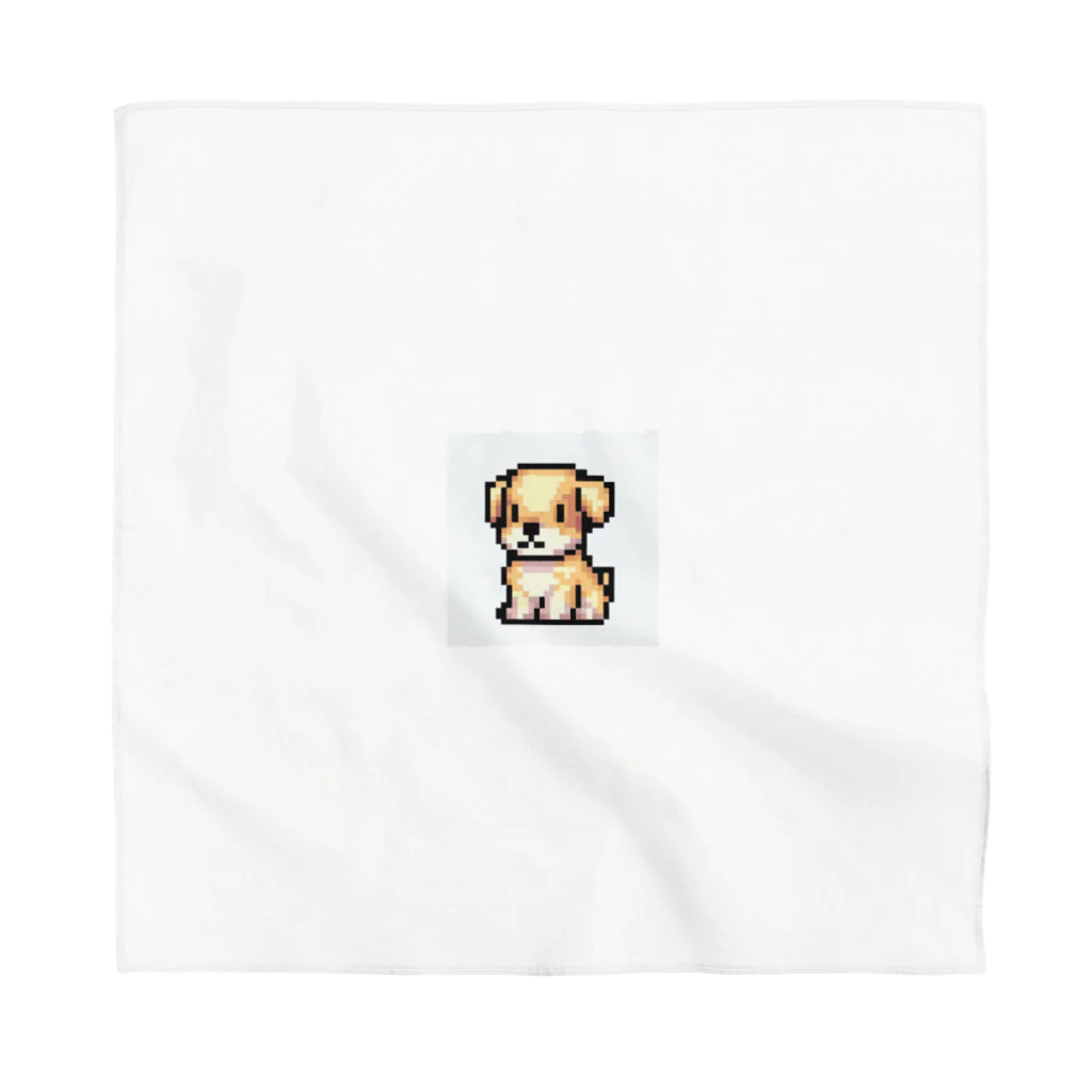 ebizo999のドット絵の子犬 Bandana