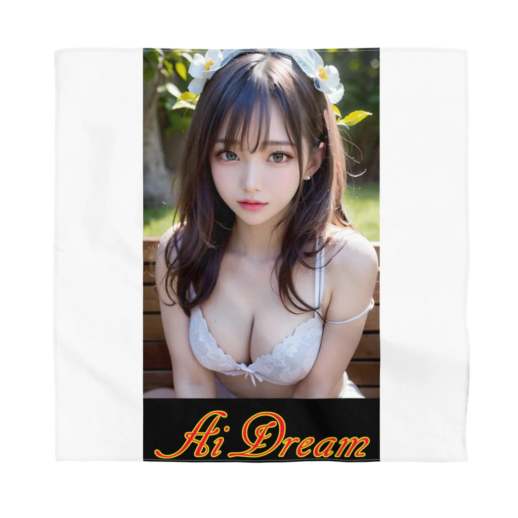 Ai-factoryのAi Dream 巨乳アジア人（文字入りバージョン）  バンダナ