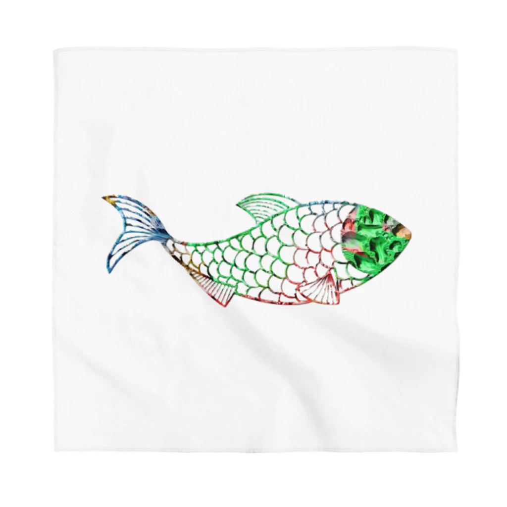 mumusの魚　water drop Bandana