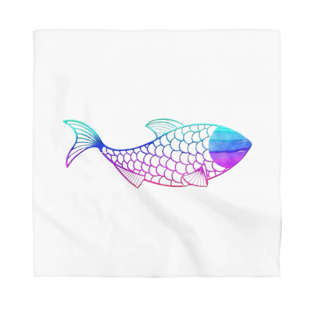 mumusの魚　rainbow Bandana