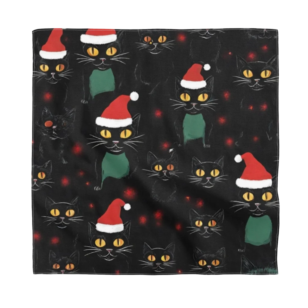 宇宙黒猫キョロちゃんの宇宙黒猫キョロちゃんとX'mas🎄 Bandana