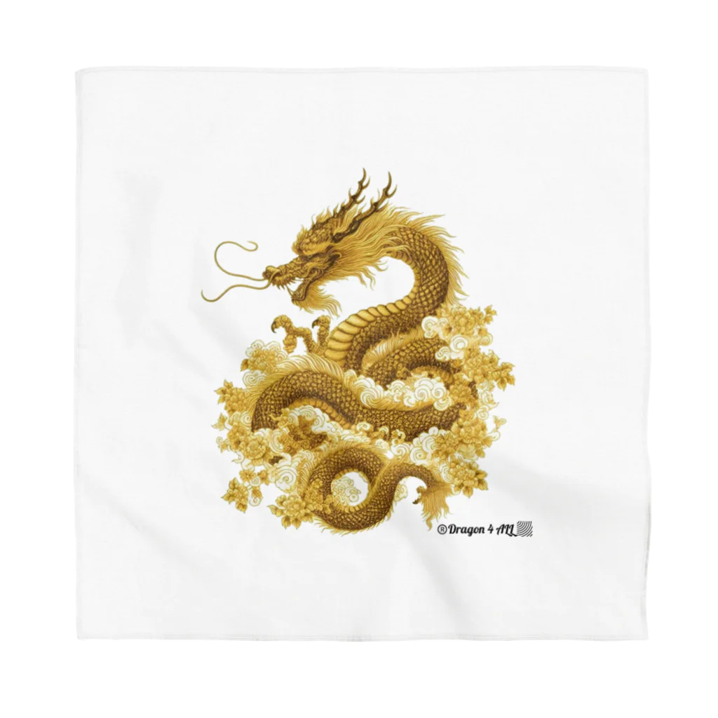 Dragon_4_ALLの龍神・龍（小物）：金龍１「Dragon 4 ALL」 Bandana