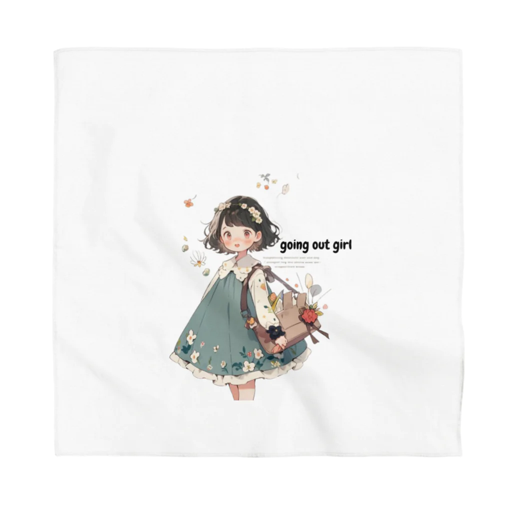 piyotanpiのgoing out girl Bandana