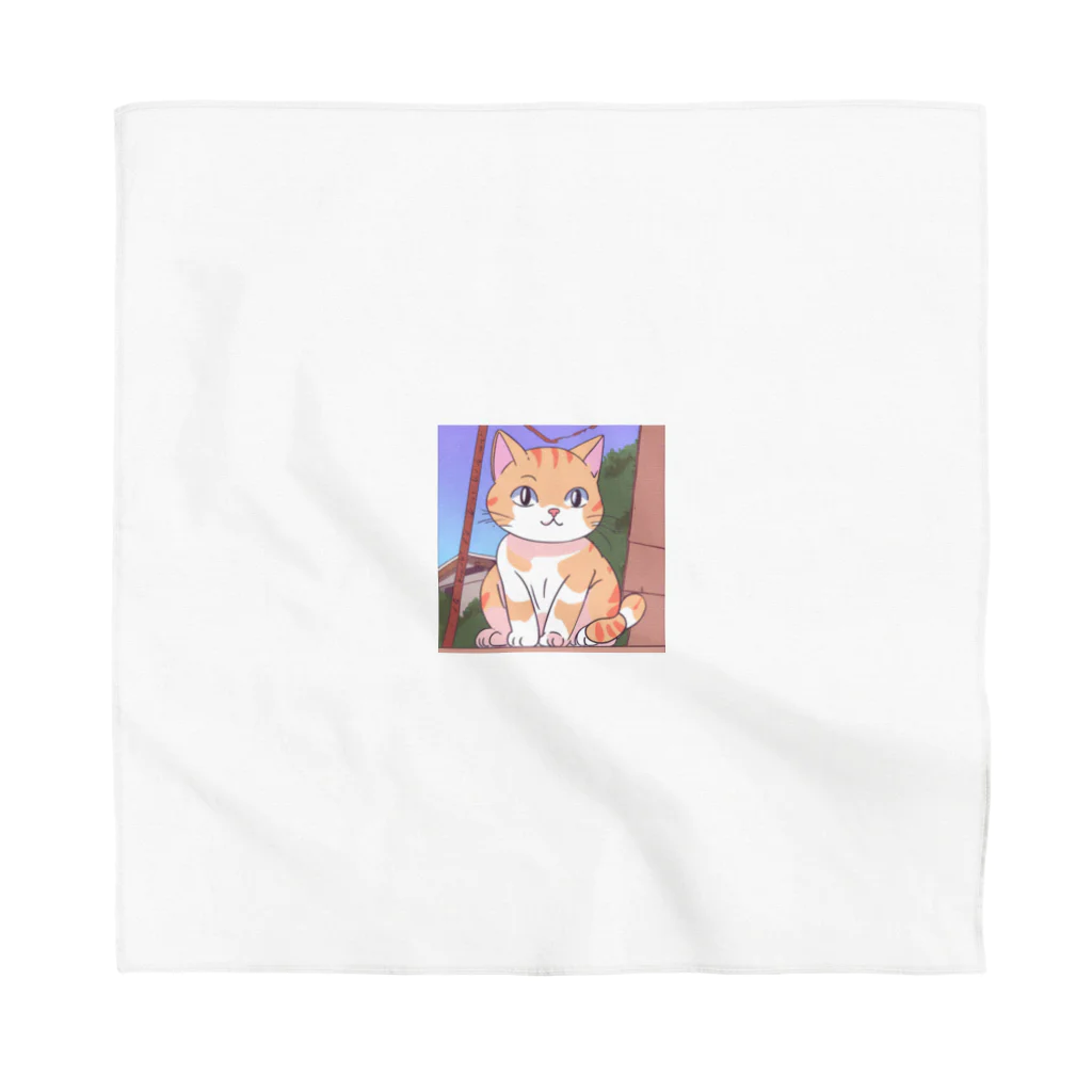 スプラッシュルークのかわいい猫のイラストグッズ Bandana