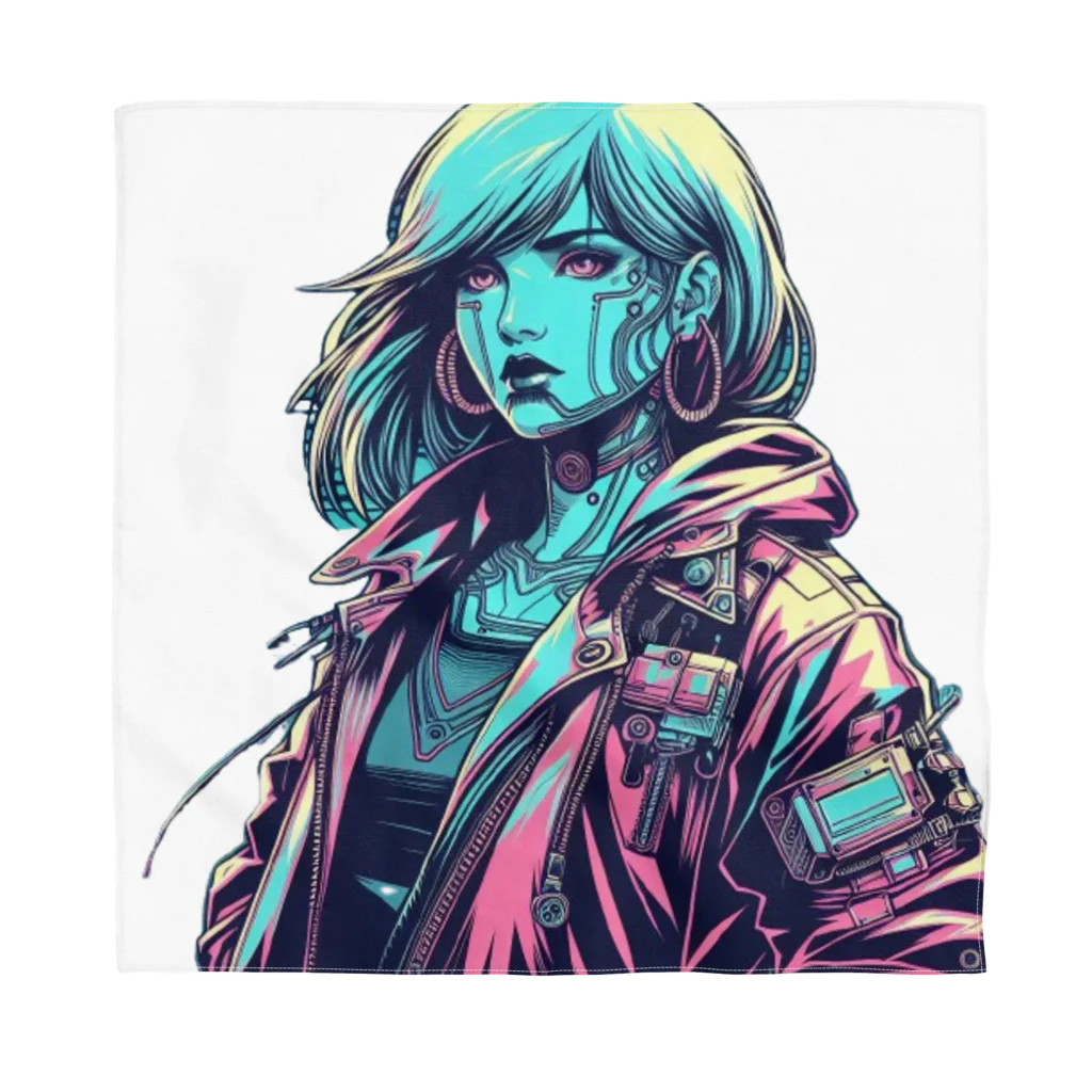 kangekiのサイバーパンクガールNo.3 Bandana