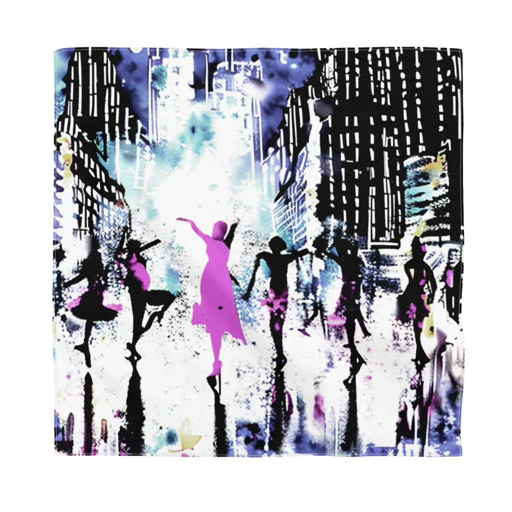 Moichi Designs Shop-2023のnew york dancer Bandana