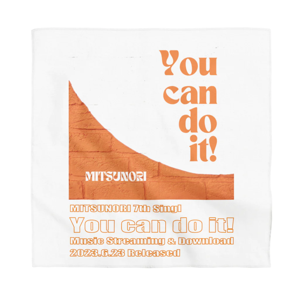 MITSUNORI OFFICIAL SHOPのYou can do it! Bandana