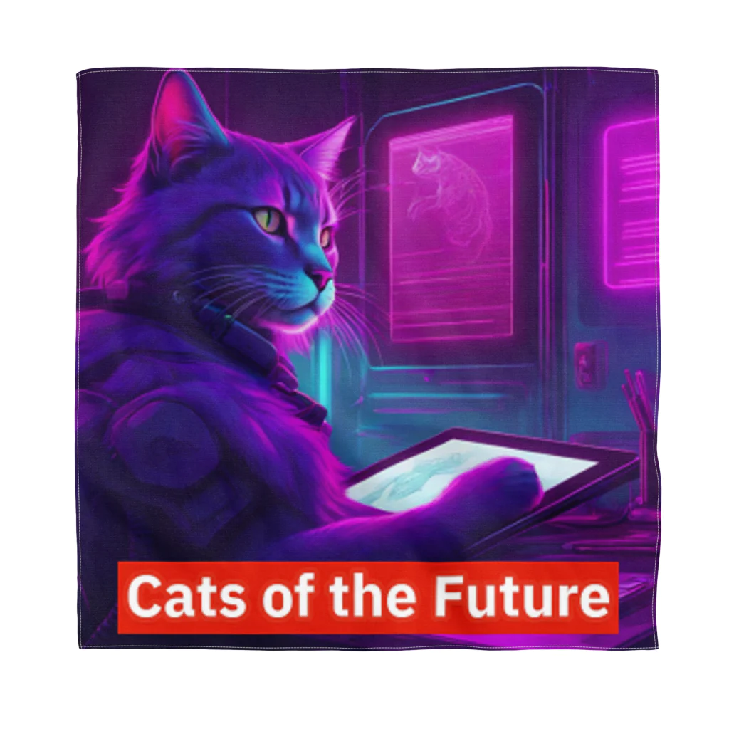 THE NOBLE LIGHTのCats of the Future Bandana