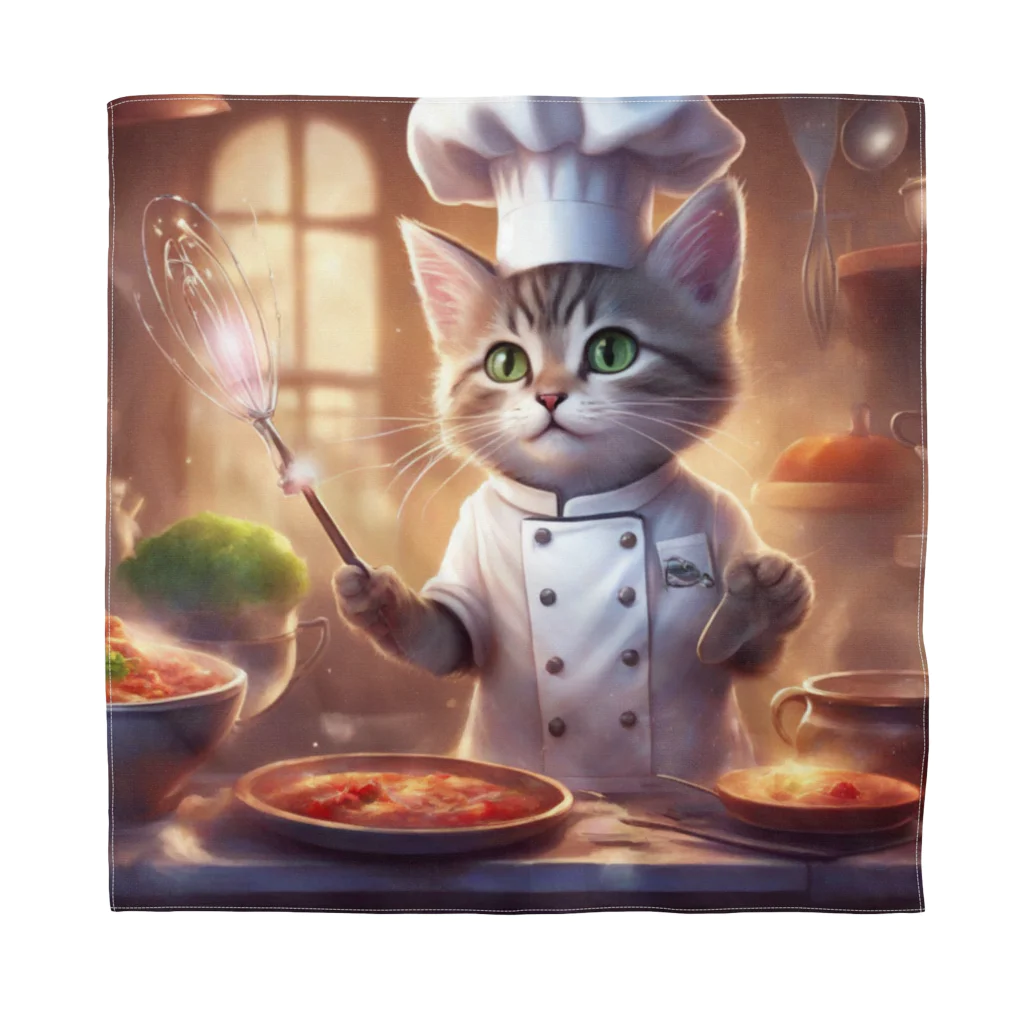 キャリーのcooking猫 バンダナ