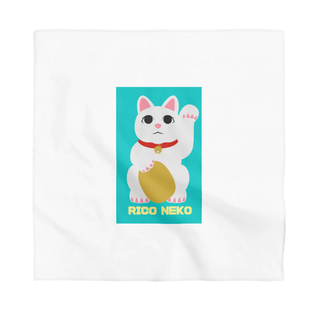 rico39rico39のオリジナルまねきねこキャラクターRICONEKOが登場！ バンダナ