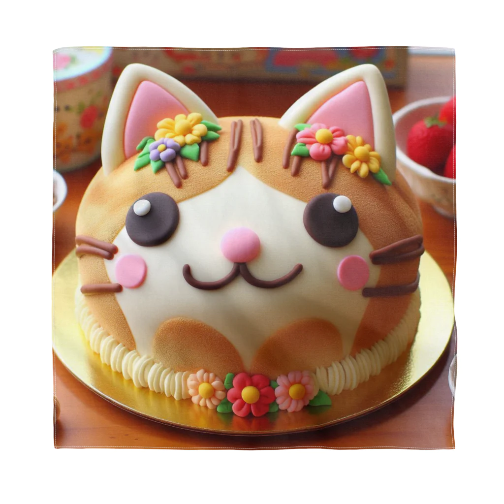 neko_shopのねこケーキ２ バンダナ