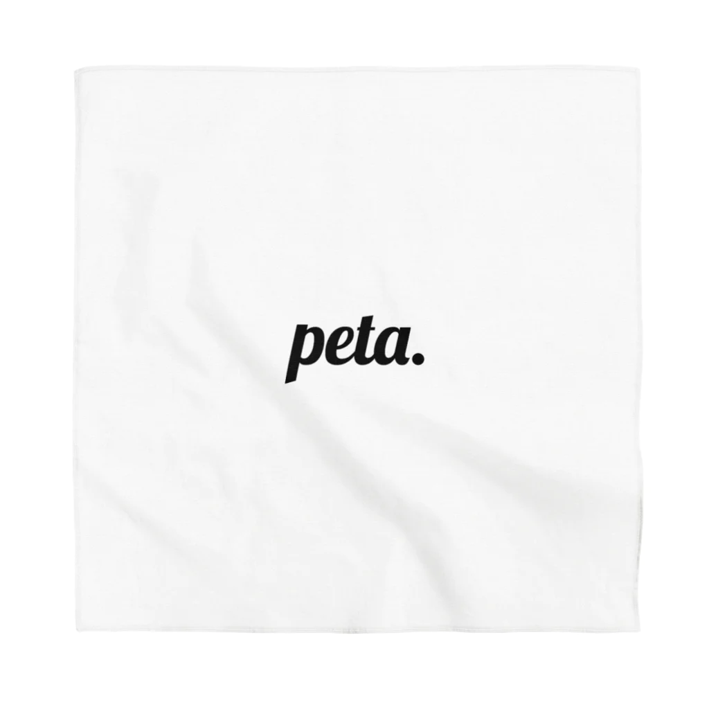 peta.のpeta. バンダナ