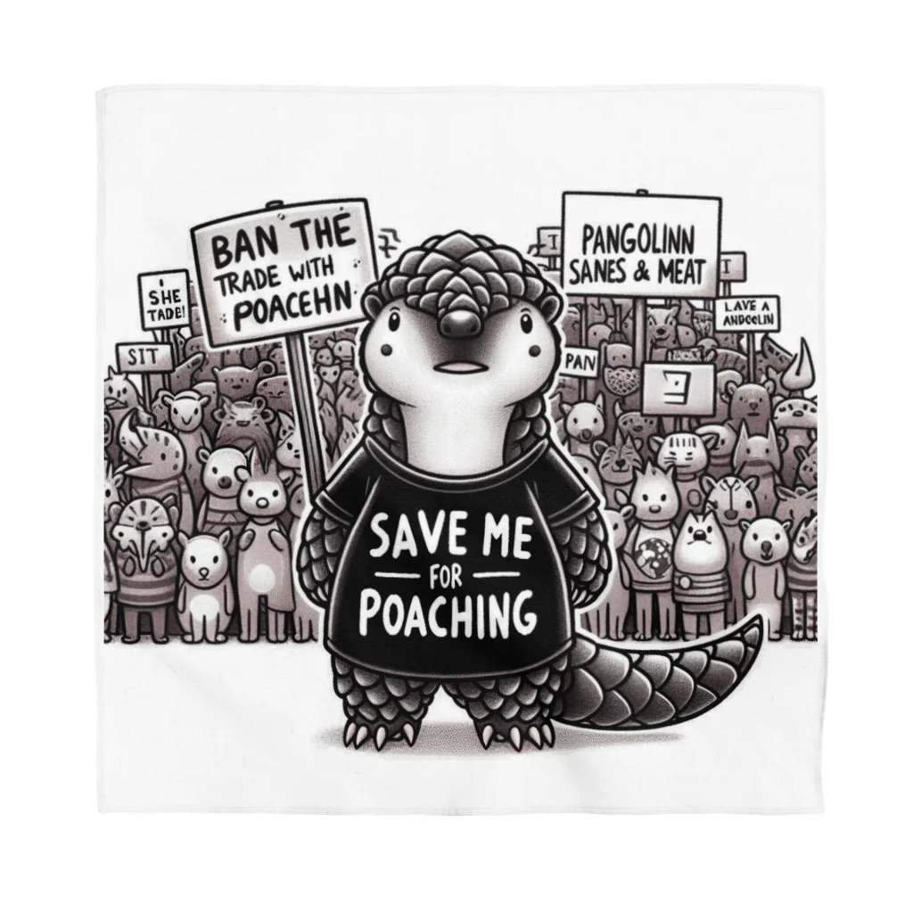 STOP POACHNGのPANGOLIN（センザンコウ） Bandana