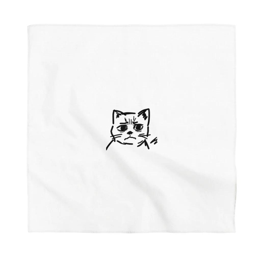 CODYの訝しげな顔の猫 Bandana