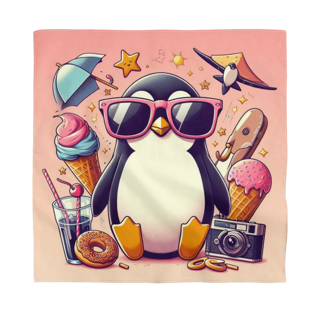 Design Harborのcool penguin バンダナ