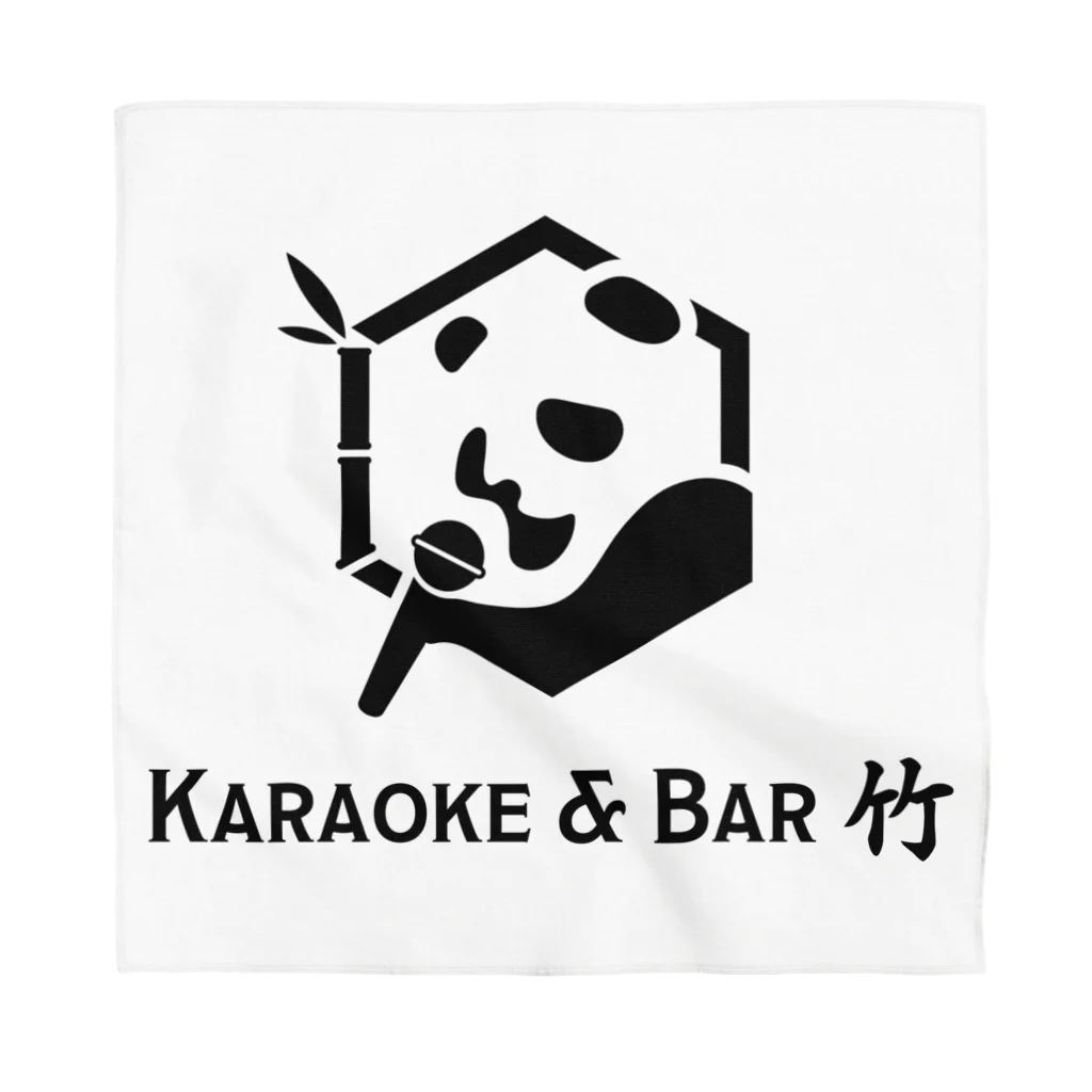 KaraokeBarTAKEの竹パンダグッズ バンダナ