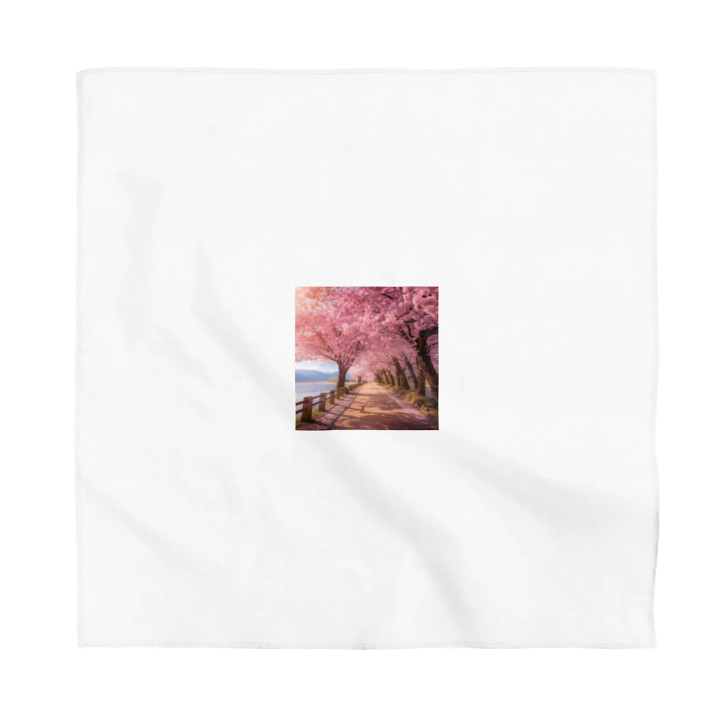 AQUAMETAVERSEの桜並木　なでしこ1478 Bandana