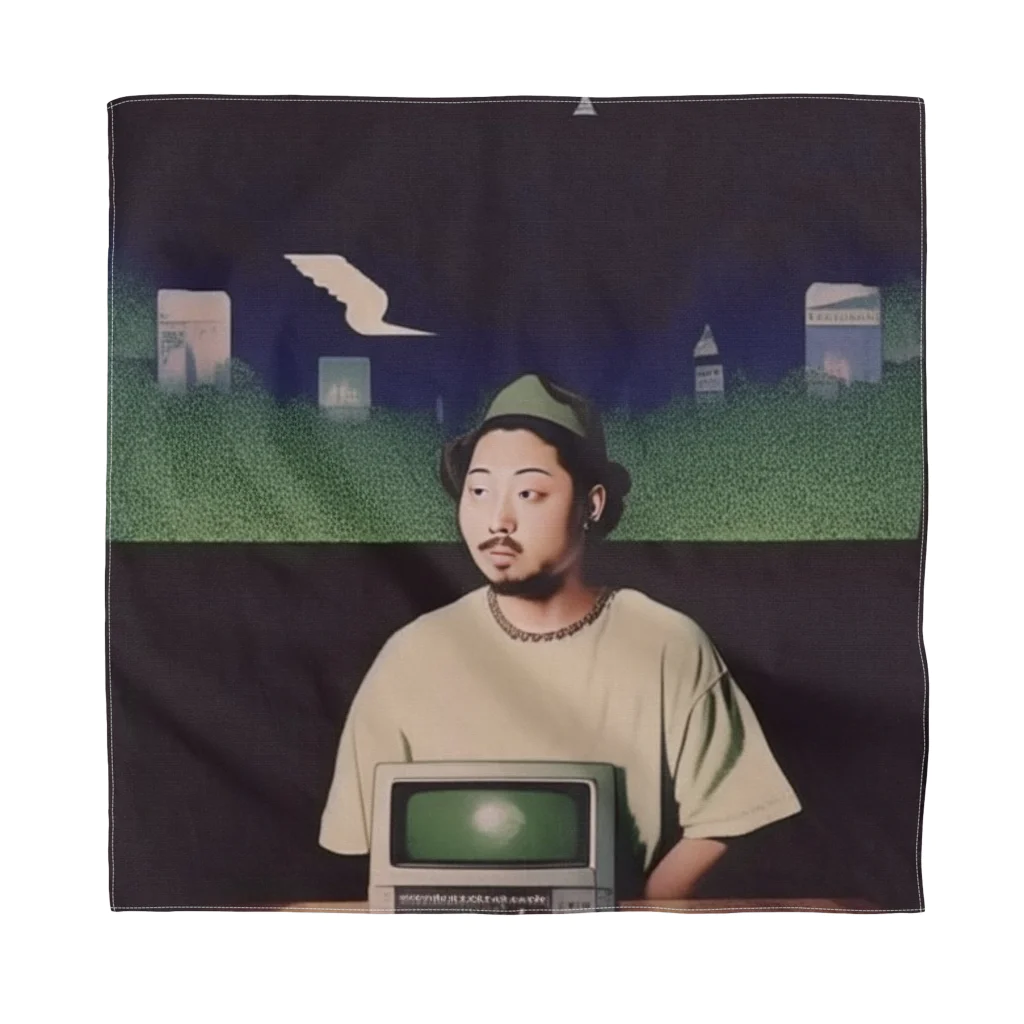 Vintage Hi-Tecのcomputer lover rapper Bandana