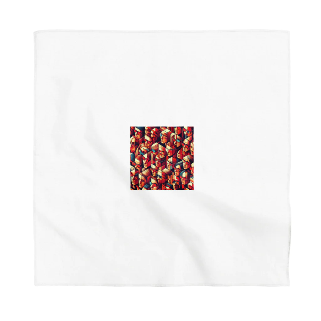 kentaki　HOUSEのUSA　Block　Humans Bandana