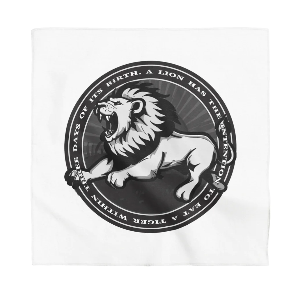 Ａ’ｚｗｏｒｋＳのLION IN A CIRCLE Bandana