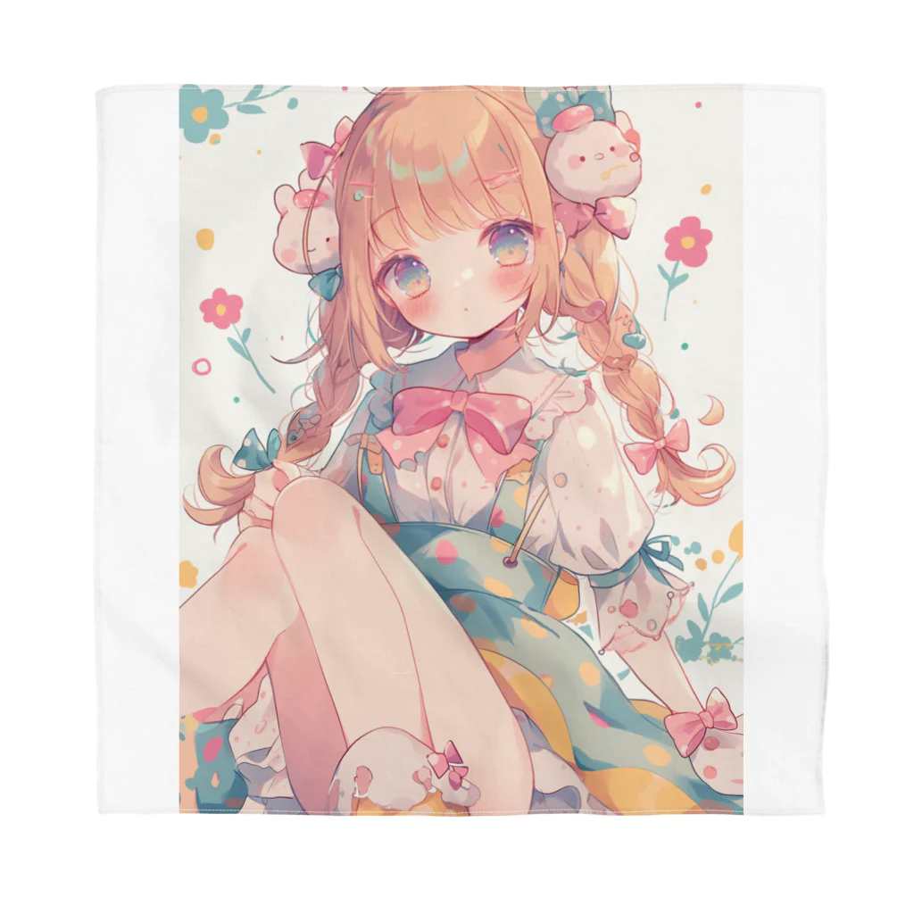 AQUAMETAVERSEの春ウキウキの少女　なでしこ1478 Bandana