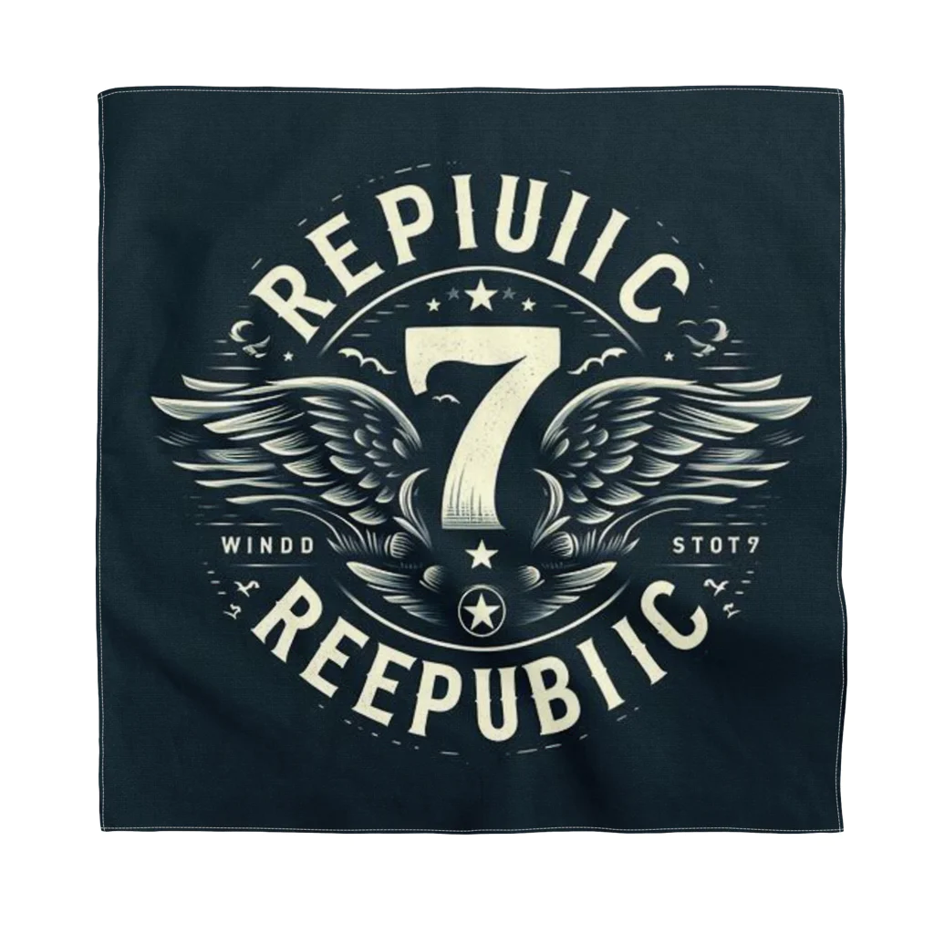 REPUBLIC_7_storeのREPUBLIC_7_store ロゴアイテム バンダナ