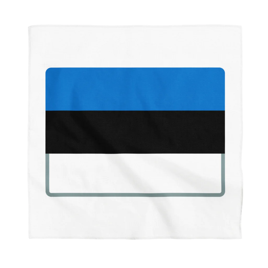 お絵かき屋さんのエストニアの国旗 Bandana