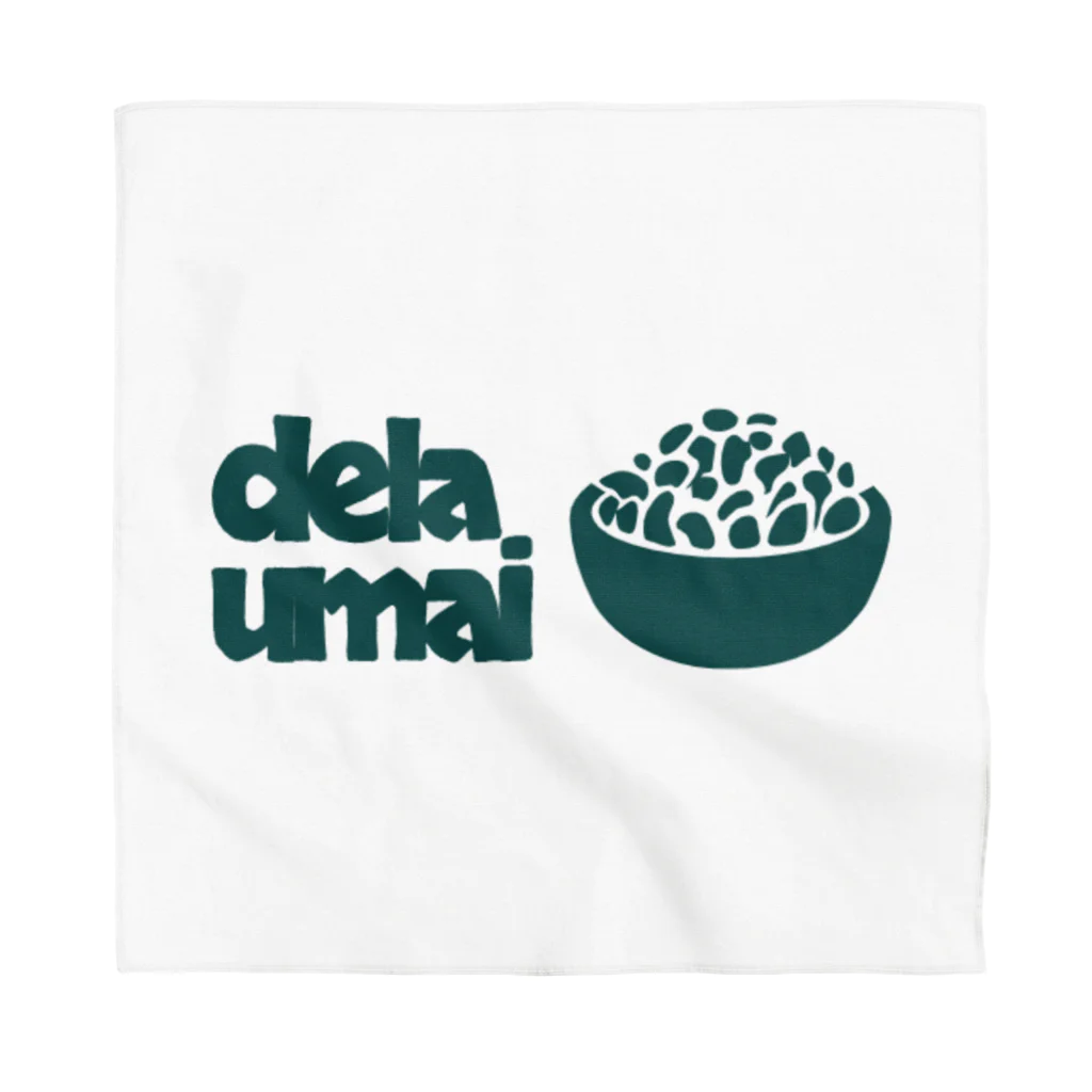 carl-carlのdela umai ライスTシャツ バンダナ