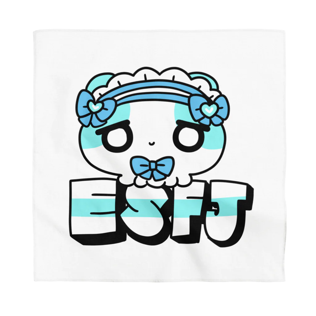 ムラサキゲジゲジのオンラインショップの16性格タコちゃんず ESFJ Bandana