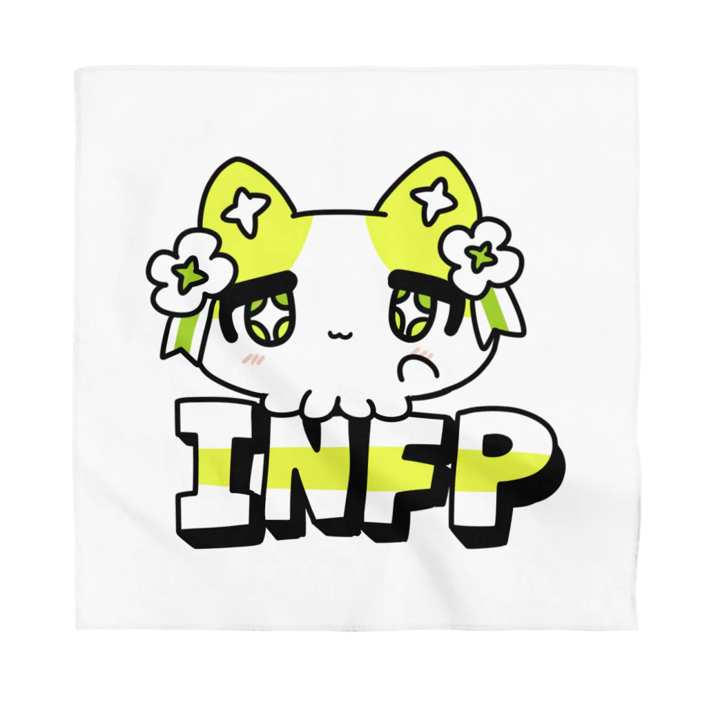 ムラサキゲジゲジのオンラインショップの16性格タコちゃんず INFP Bandana