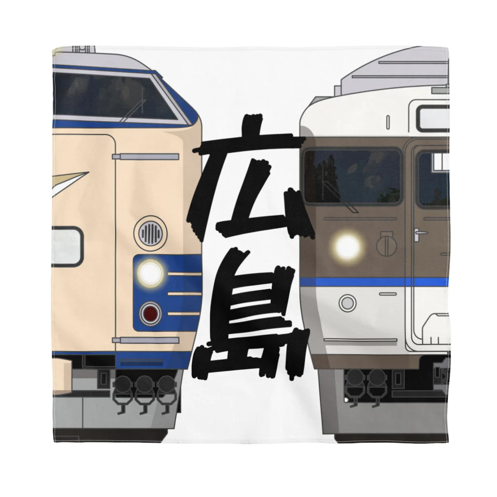 sushima_graphical_trains / SHI-DEの広島の列車No.4_583系 / 115系2000番台 バンダナ