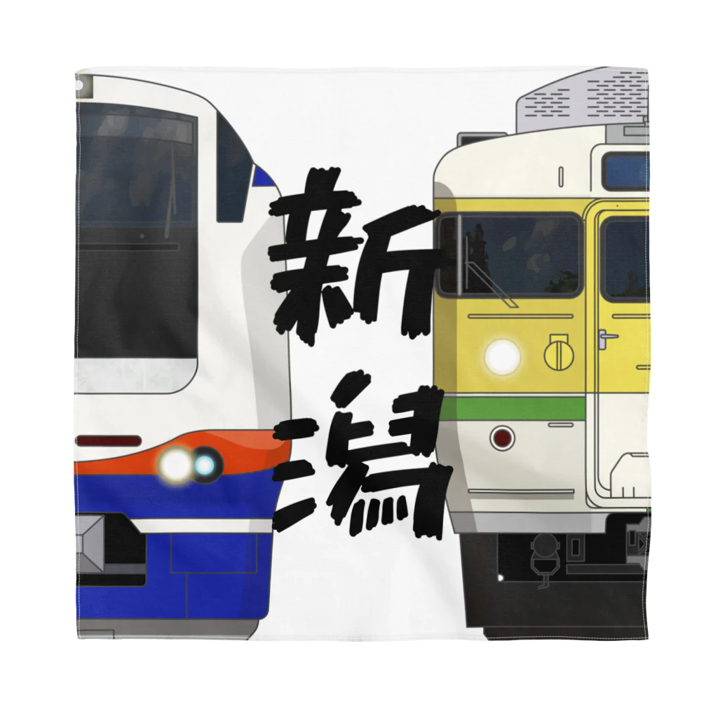 sushima_graphical_trainsの新潟の列車No.7_E653系1100番台 / 115系500番台 バンダナ