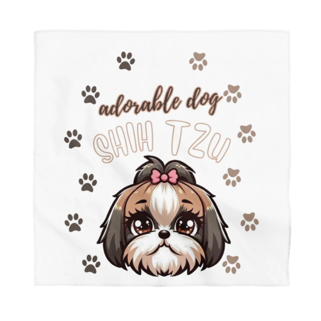 furebuhi　clubのadorable dog　SHIH TZU　（シーズー） バンダナ